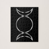 Falln Pagan Triple Goddess Symbol Legpuzzel (Verticaal)