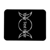 Falln Pagan Triple Goddess Symbol Magneet (Horizontaal)