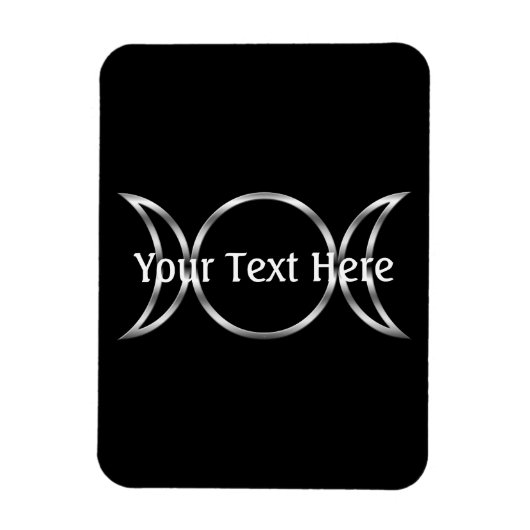 Falln Pagan Triple Goddess Symbol Magneet (Verticaal)
