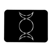 Falln Pagan Triple Goddess Symbol Magneet (Horizontaal)