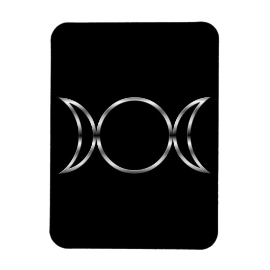 Falln Pagan Triple Goddess Symbol Magneet (Verticaal)