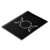 Falln Pagan Triple Goddess Symbol Notitieboek (Linkerzijde)