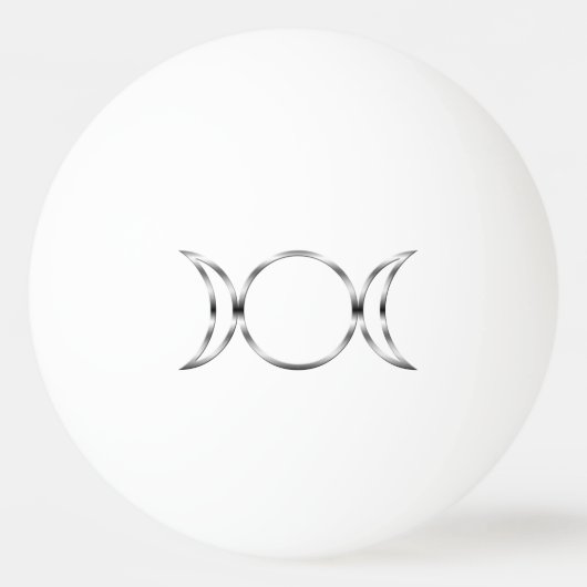 Falln Pagan Triple Goddess Symbol Pingpongbal (Voorkant)
