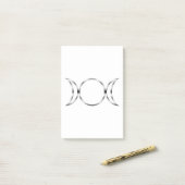 Falln Pagan Triple Goddess Symbol Post-it® Notes (Op bureau)
