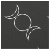 Falln Pagan Triple Goddess Symbol Stof (Close Up)