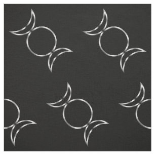 Falln Pagan Triple Goddess Symbol Stof