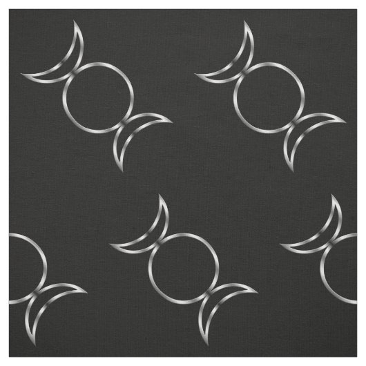 Falln Pagan Triple Goddess Symbol Stof (Swatch)