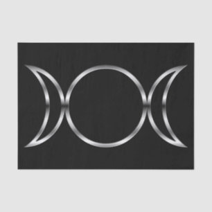 Falln Pagan Triple Goddess Symbol Tissuepapier