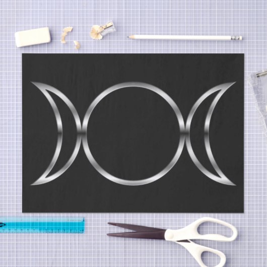 Falln Pagan Triple Goddess Symbol Tissuepapier (Craft)