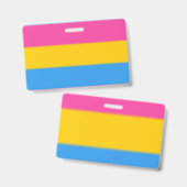 Falln Panseksuele Pride Vlag Badge (Voor- en achterkant)