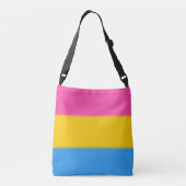 Falln Pansexual Pride Flag Crossbody Tas (Achterkant)