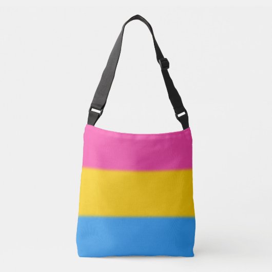 Falln Pansexual Pride Flag Crossbody Tas (Voorkant)