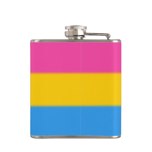 Falln Pansexual Pride Flag Heupfles (Achterkant)