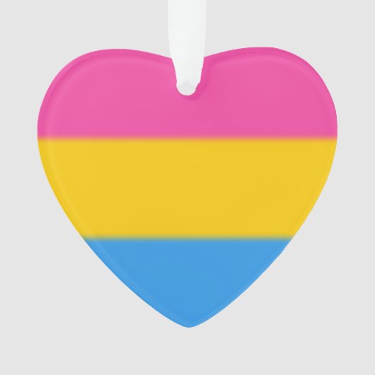 Falln Pansexual Pride Flag Ornament (voorkant)