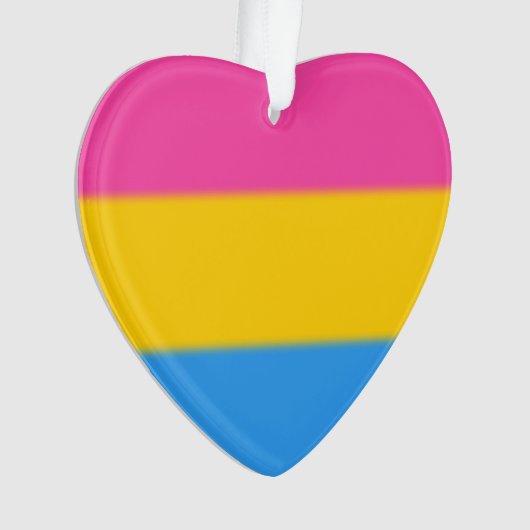 Falln Pansexual Pride Flag Ornament (voorkant)