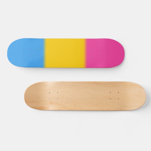Falln Pansexual Pride Flag Skateboard (Horizontaal)