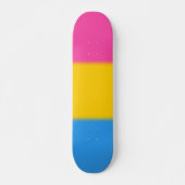 Falln Pansexual Pride Flag Skateboard (Voorkant)