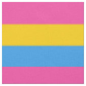 Falln Pansexual Pride Flag Stof (Close Up)