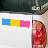 Falln Pansexual Pride Flag Versie 2 Bumpersticker (Op Truck)