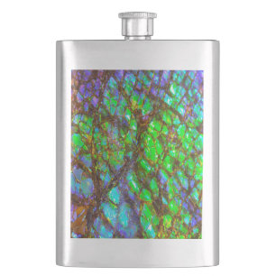 Falln Peacock Ammolite Heupfles