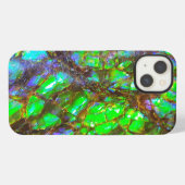 Falln Peacock Ammolite iPhone Hoesje (Achterkant horizontaal)