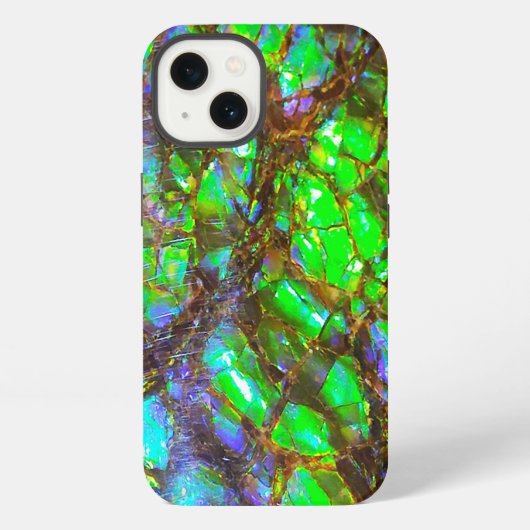 Falln Peacock Ammolite iPhone Hoesje (Achterkant)
