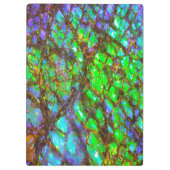Falln Peacock Ammolite Klembord (Achterkant)