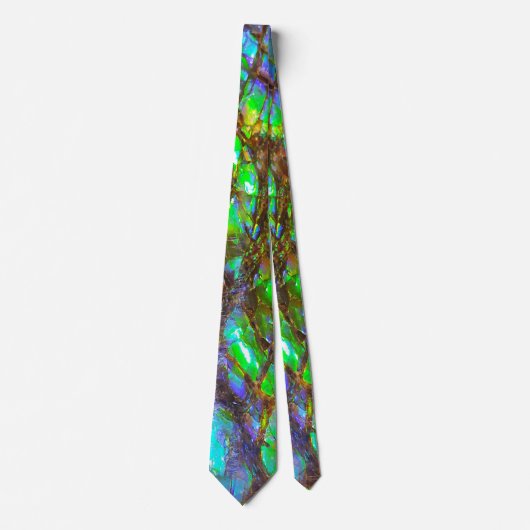 Falln Peacock Ammolite Stropdas (Voorkant)