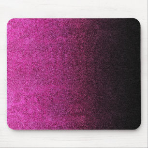 Falln Pink & Black Glitter Gradiënt Muismat