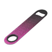 Falln Pink & Black Glitter Gradiënt Speed Flessenopener (Achterkant Gekanteld)