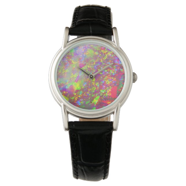 Falln Rainbow Brazililian Opal Horloge (Voorkant)