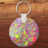 Falln Rainbow Brazililian Opal Sleutelhanger (Voorkant)