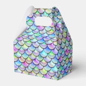 Falln Rainbow Bubble Mermaid Scales Bedankdoosjes (Achterkant)