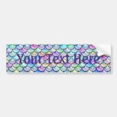 Falln Rainbow Bubble Mermaid Scales Bumpersticker (Voorkant)