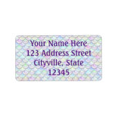 Falln Rainbow Bubble Mermaid Scales Etiket (Voorkant)