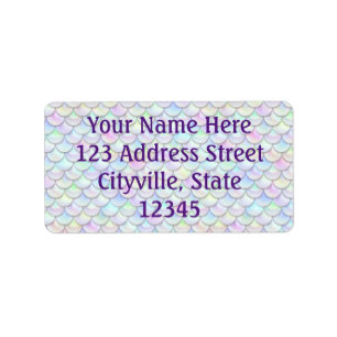 Falln Rainbow Bubble Mermaid Scales Etiket