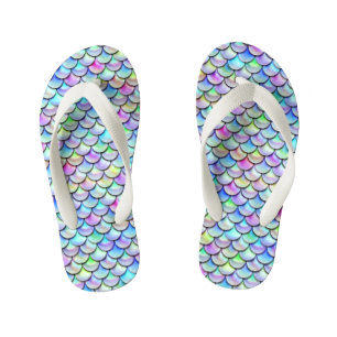 Falln Rainbow Bubble Mermaid Scales Kinder Teenslippers