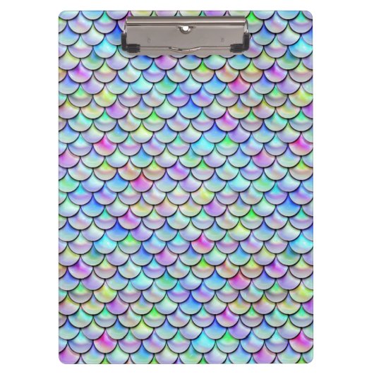 Falln Rainbow Bubble Mermaid Scales Klembord (Voorkant)
