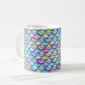 Falln Rainbow Bubble Mermaid Scales Koffiemok (Voorkant links)