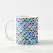 Falln Rainbow Bubble Mermaid Scales Koffiemok (Links)