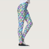 Falln Rainbow Bubble Mermaid Scales Leggings (Rechts)