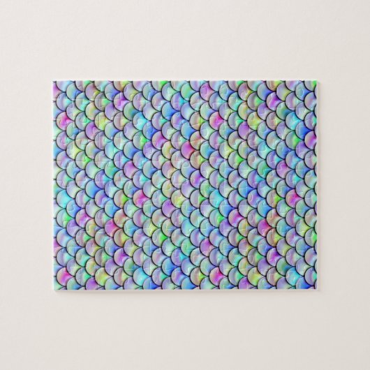 Falln Rainbow Bubble Mermaid Scales Legpuzzel (Horizontaal)