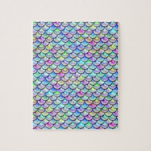 Falln Rainbow Bubble Mermaid Scales Legpuzzel (Verticaal)