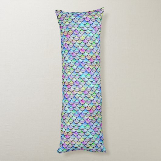 Falln Rainbow Bubble Mermaid Scales Lichaamskussen (Achterkant (Verticaal))