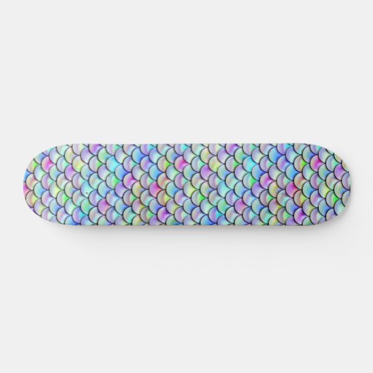 Falln Rainbow Bubble Mermaid Scales Persoonlijk Skateboard (Horizontaal)