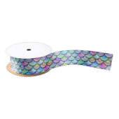 Falln Rainbow Bubble Mermaid Scales Satijnen Lint (Spoel)