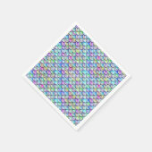 Falln Rainbow Bubble Mermaid Scales Servetten (Hoek)