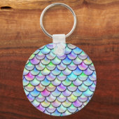 Falln Rainbow Bubble Mermaid Scales Sleutelhanger (Voorkant)