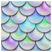 Falln Rainbow Bubble Mermaid Scales Stof (Close Up)