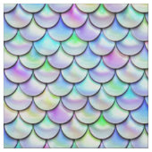 Falln Rainbow Bubble Mermaid Scales Stof (Swatch)